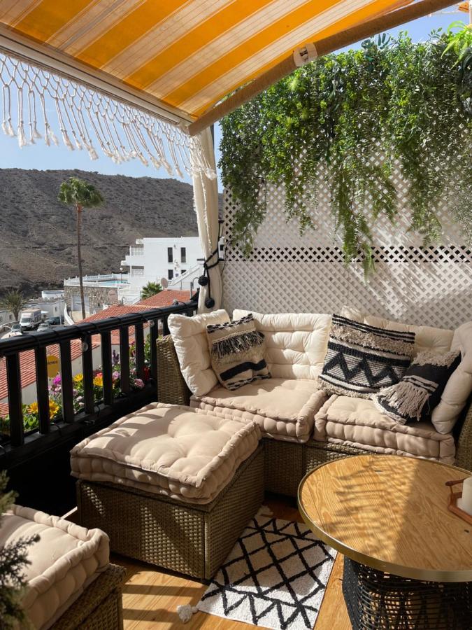 Boho Style Bungalow With Ocean View Mogán Exterior photo