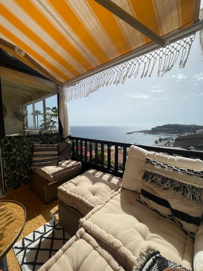 Boho Style Bungalow With Ocean View Mogán Exterior photo